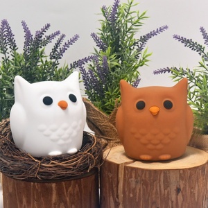 Trang trí ánh sáng dễ thương đèn phòng 2024 <span class=keywords><strong>LED</strong></span> tap Controle nhỏ trẻ em Mini Đồ chơi ngủ Nursery USB <span class=keywords><strong>Owl</strong></span> Silicone <span class=keywords><strong>LED</strong></span> mini ánh sáng ban đêm - Product Image 2