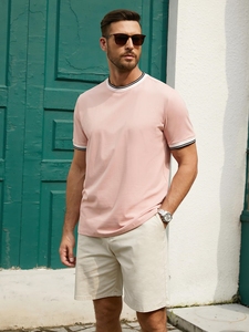 Camiseta de Verano para Hombre de Alta Calidad, Tejida, Transpirable y de Secado Rápido - Corte Regular, Estilo Casual - Product Image 3