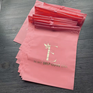 Bolsa con Cierre Hermético Rosa Mate Reutilizable a Precio de Fábrica, Resistente al Desgaste, a la Humedad, Reciclable, Impresión Offset - Product Image 4