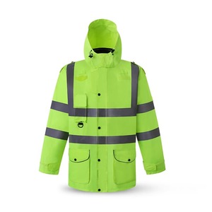 Likai High Visibility Safety Jacket Reflective Cotton Coat Winter Construction Work Wear Waterproof Warm Protective Clothing - Product Image 5
