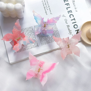 Inspiré coréen Ins Wind cheveux décolorés attrape les pinces à cheveux papillon de la fille douce en gros - Product Image 2