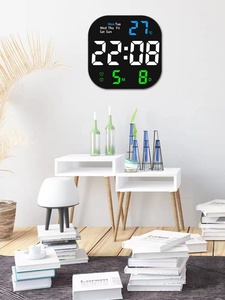 Kỹ thuật số Đồng hồ báo thức lớn hiển thị tường đồng hồ báo thức với điều khiển từ xa - Product Image 6