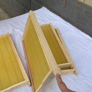 โครงรังผึ้งแบบ Langstroth สำหรับการเลี้ยงผึ้งแบบใหม่ พร้อมลวดขนาดมาตรฐาน ทำจากไม้สนและไม้ไพน์ อุปกรณ์สำหรับผึ้ง - Product Image 4