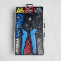HSC8 6-6A/6-6 Mini pince électrique 0.25-6mm 23-10AWG Outils de sertissage de bornes tubulaires en acier
