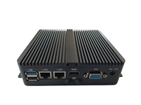 Mini PC Industrial sin Ventilador, Intel Celeron J1900, Doble LAN, Computadora Integrada, HDMI, VGA, RS232, RS485