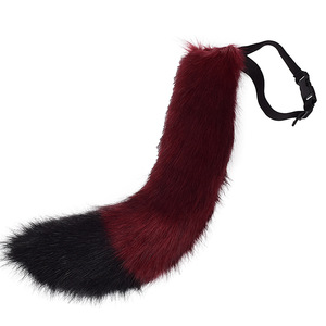 Serie de Halloween: Cola de Gato Hecha a Mano, Juguete de Cola de Zorro, Cinturón de Peluche para <span class=keywords><strong>Hombre</strong></span> Adulto, Accesorios de Cosplay - Product Image 4