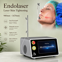 Grande Promotion : Appareil de Lipolyse Laser Fibrelift 1470nm, Liposuccion 980nm pour le Cou, les Joues, les Folds Nasogéniens et le Lifting Facial Endo