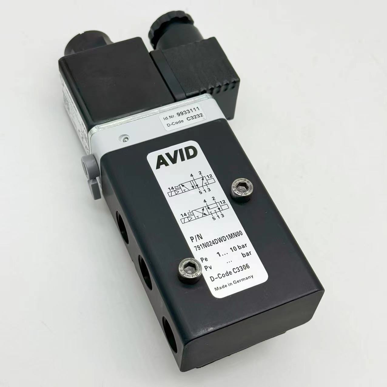 NORGREN AVID F791N Namur Solenoid Valve - 24V, IP65, 1-10 Bar