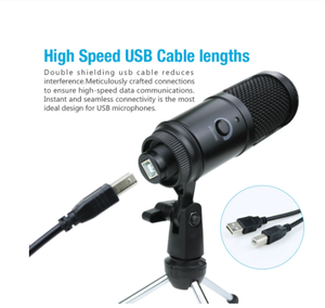 Microphone USB à vente chaude K669 Microphone à condensateur en métal pour PC Ordinateur Jeux <span class=keywords><strong>Youtube</strong></span> Enregistrement Studio Streaming - Product Image 5