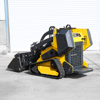 Günstiger, hocheffizienter Mini-Kompakt-Raupenlader, Skid-Steer-Lader, China Mini-Raupendumper mit