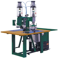 Machine à souder industrielle PVC haute fréquence à double tête-Machine à sceller automatique le plastique pour l'exportation