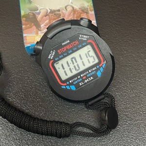 นาฬิกาจับเวลาแบบดิจิตอล จอแสดงผล LCD ตั้งค่าซันทอปซีต รีเซ็ต สตาร์ท สต็อป กันน้ำได้ อุปกรณ์ฝึกกีฬาแบบพกพา - Product Image 5