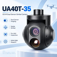 Kamera Gimbal Payload UAV Sensor Ganda EO IR Zoom untuk Survei Pemetaan Inspeksi Infrastruktur