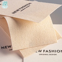 Taille personnalisée étiquette de vêtement écologique en bois encens papier coton lin toile pour sacs vêtements concessionnaire étiquette ascenseur Logo Design