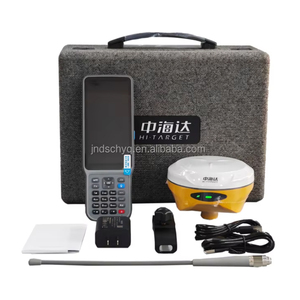 อุปกรณ์เครื่องมือสำรวจ Hi Target V300 V500 ฐานและตัวรับสัญญาณ GNSS RTK GPS สำหรับโดรนสำรวจภูมิประเทศ - Product Image 1