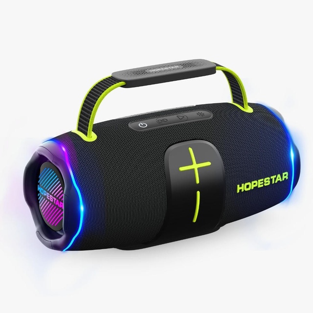 H53pro High Power Wireless Speaker Carry Strap RGB Plastic Support TF Card Deep Bass Subwoofer for 5.3 for Party Camping