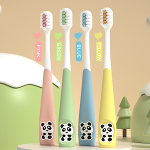 Giá Thấp Tùy Chỉnh Bán Buôn Trẻ Em Của Panda Đóng Chai Của Nhãn Hiệu Trẻ Em Của Mềm Lông Bàn Chải Đánh Răng Cho Hộ Gia Đình Sử Dụng - Product Image 5
