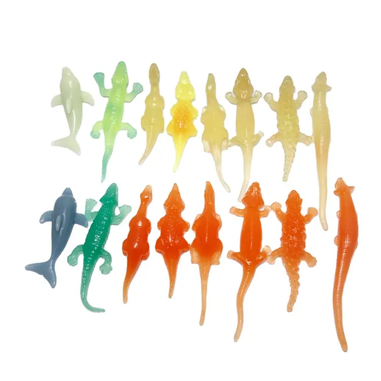 Magic Amazing New Hot Cheaper Tpr Dinosaurs Lizard Color Changing Insect Squishy Sticky Relieve Stress Kids Toys