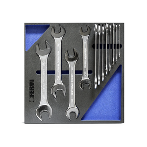 ชุดเครื่องมือเฟอร์วีครบชุดพร้อมประแจและไขควงเหล็กโครเมี่ยมวาเนเดียม - Product Image 1