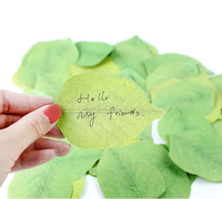 Notas Adhesivas con Forma de Hoja, Papel Creativo para Notas, Adhesivos Bonitos para Notas, Adhesivos Decorativos para Libros, Etiquetas para Mensajes DIY