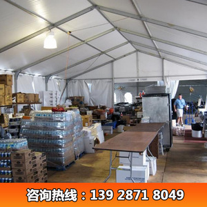 Tente d'entrepôt en PVC rectangulaire, simple couche, isolation thermique, imperméable, solution de stockage toutes saisons - Product Image 3