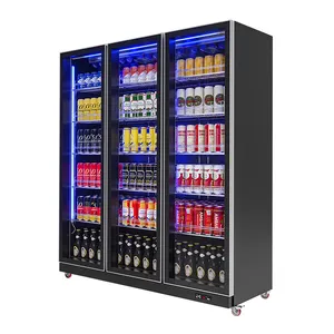Refrigerador de vinho de cerveja, refrigerador de barril para porta de vidro