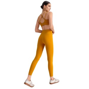 高弹力女式高腰提臀裤跑步健身锻炼运动短裤瑜伽打底裤氨纶涤纶混纺 - Product Image 6