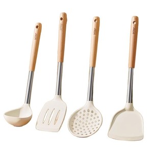 Ensemble de spatules en silicone, 3 pièces, résistantes aux hautes températures, antiadhésives, ustensiles de cuisine pour la cuisson - Product Image 3