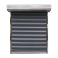 Porte de garage industrielle à enroulement en alliage d'aluminium anti-corrosion et antivol pour entrepôt, prix de gros