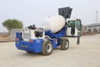 Camion malaxeur à béton autochargeur, pas besoin de chargeur supplémentaire pour les travaux de construction en béton