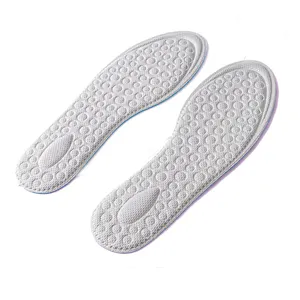 MOQ 1 Pair 5d Non-slip Massage Insole Custom Comfort Memory Foam High Heel Shoe Insole Memory Foam Insoles For Leather Shoes