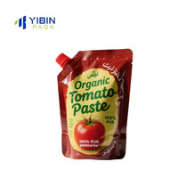 Yibin Emballage Liquide Poche Jus Réutilisable Stand Up Bag Shampooing Recharge Sous-emballage Boisson Poche Avec Bec