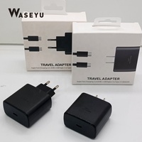 Chargeur de téléphone portable 45W, prise EU, adaptateur mural rapide PD pour Samsung Galaxy S23 S22 S21 S20 FE Ultra, haute qualité