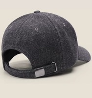 Casquette de baseball en cachemire et laine texturée, chaude et épaisse, couleur unie, style newsboy pour femme