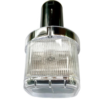 Lampe de signalisation routière à LED solaire veilleuse stroboscopique avec cône de sécurité en plastique Produit d'avertissement de trafic efficace