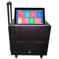 Système de sonorisation DJ actif 6800W de puissance maximale, Bluetooth, design chariot, avec connectivité karaoké, TV et projecteur