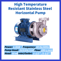 DMD-A16 2 HP pompa isap cairan kimia tahan suhu tinggi Pompa Air baja tahan karat sentrifugal elektronik untuk PCB
