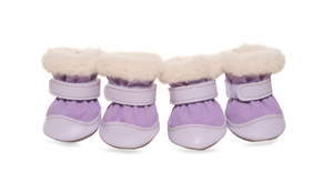 Chaussures et bottes imperméables respirantes modernes et mignonnes en tissu PU pour chiens et chats OEM Teddy <span class=keywords><strong>Chihuahua</strong></span> - Toutes saisons, intérieur et extérieur - Product Image 3