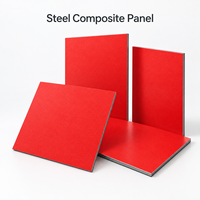 Panneau composite en acier 4 mm 4x8 pieds, plaque solide pour panneaux muraux de réception d'hôtel