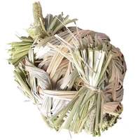 Totoro Rabbit Toy Ensemble complet de collations comestibles pour animaux de compagnie Straw Ball Timothy en plastique d'herbe emballé dans un sac