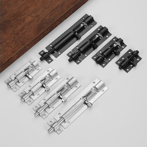 304 Thép Không Gỉ Nhỏ Vuông Chốt Dày Cửa Latch Khóa Cho Cửa Gỗ Cửa Sổ Chống Trộm Đồ Nội Thất Bu Lông Cho Khách Sạn - Product Image 2