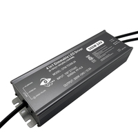 Venta de fábrica ETL 0-10V 4 en 1 Atenuación DC24V 300W IP67 Controlador LED regulable de voltaje constante a prueba de agua