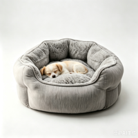 Vente flash - Lit pour chat et chien moderne, confortable, en polyester doux, emballage en carton, quatre tailles, respirant, antidérapant, toutes saisons