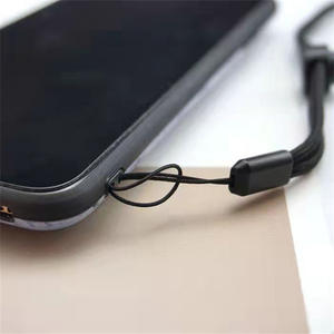 Sangle de porte-clés longue lanière d'impression, lanière de cou pour clés, lanière noire pour clés, collier porte-clés - Product Image 6