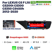 MEKEDE-Pantalla táctil para coche, dispositivo con Android 13, Snapdragon 668S 8 + 256G, compatible con LEXUS GS F L10 GS200t GS300 GS350 GS450h 2012-2020