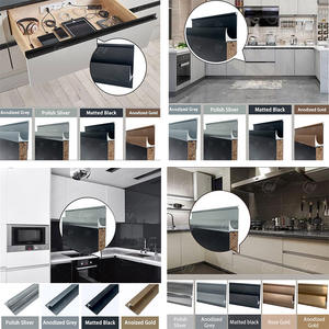 Manija de Aluminio en Forma de G de Alta Calidad para Armario y Cajones, Marca <span class=keywords><strong>Royen</strong></span> - Product Image 2