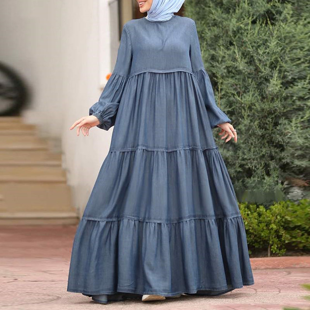 2019 korean long dress Chiffon Dress Korean Dress Design 2019 Korean Women Ruffle Long Sleeve V-Neck High Waist Princess