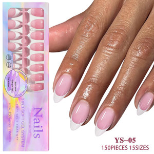 150 unids/set <span class=keywords><strong>de</strong></span> <span class=keywords><strong>punta</strong></span> <span class=keywords><strong>de</strong></span> uñas postizas portátiles <span class=keywords><strong>de</strong></span> Ballet francés, juego completo reutilizable desmontable sin costuras <span class=keywords><strong>de</strong></span> prensa <span class=keywords><strong>de</strong></span> uñas al por mayor - Product Image 6