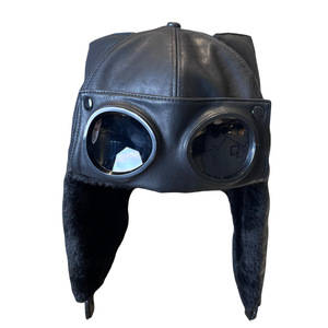 Cappello Invernale Retrò con Paraorecchie in PU, Stile Aviatore, Caldo e Antifreddo, 6 Pannelli, Decorazione con Rivetti, Casual e Personalizzato - Product Image 5