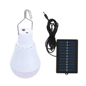 Lampe solaire de camping LED 5000K lumière du jour, étanche IP65, certifiée CE, à intensité variable avec panneau solaire et câble de 3,5 m pour utilisation extérieure suspendue - Product Image 3